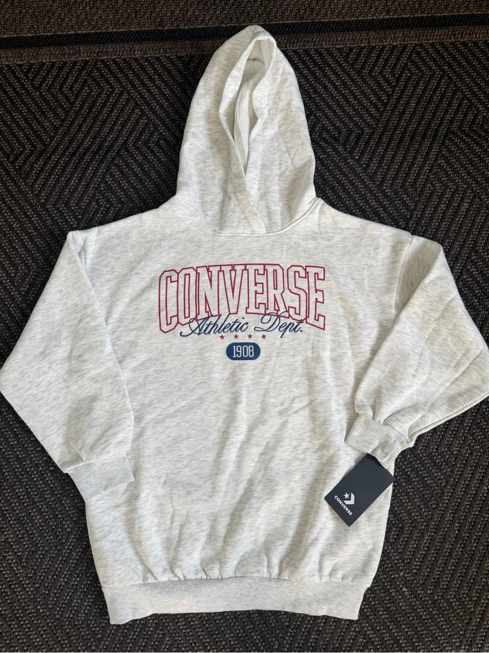 NWT Converse Girls Boyfriend Hoodie XS 6-9 years